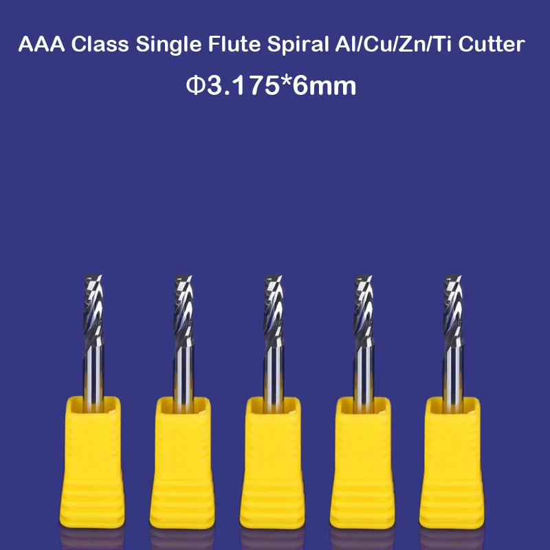 CEL 6mm One Single Flute Import End Milling Cutter for Aluminum Sheet, CNC Router Bits, Carving Tools, Cutting Cu, Zn
CEL 6mm One Single Flute Import End Milling Cutter for Aluminum Sheet, CNC Router Bits, Carving Tools, Cutting Cu, Zn