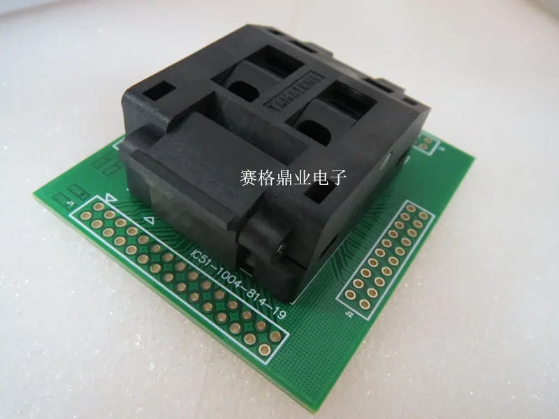 Оригинальный YAMAICHI IC Тесты сиденье IC51 1004 814 19 сжигание программы TQFP100 QFP100 гнездо