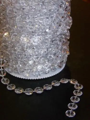 99 FT (33 YARDS) Diamond Garland Acrylic Crystal Bead Wedding Decoration, Christmas tree decoration Crystal Wedding Favors
99 FT (33 YARDS) Diamond Garland Acrylic Crystal Bead Wedding Decoration, Christmas tree decoration Crystal Wedding Favors
