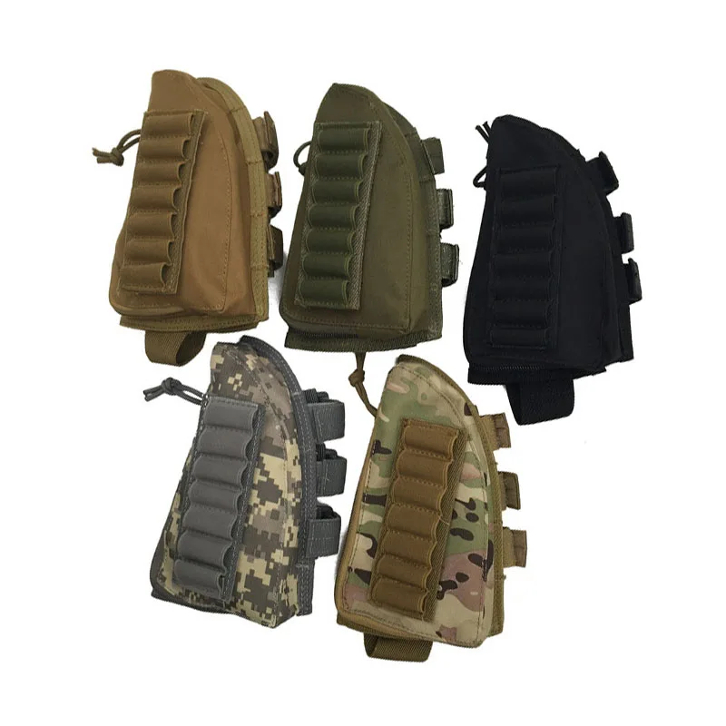 Tactical Hunting Rifle Buttstock Cheek Rest Rifle Stock Ammo Shell Nylon Magazine Molle Pouch Holder 5 colors
Tactical Hunting Rifle Buttstock Cheek Rest Rifle Stock Ammo Shell Nylon Magazine Molle Pouch Holder 5 colors
