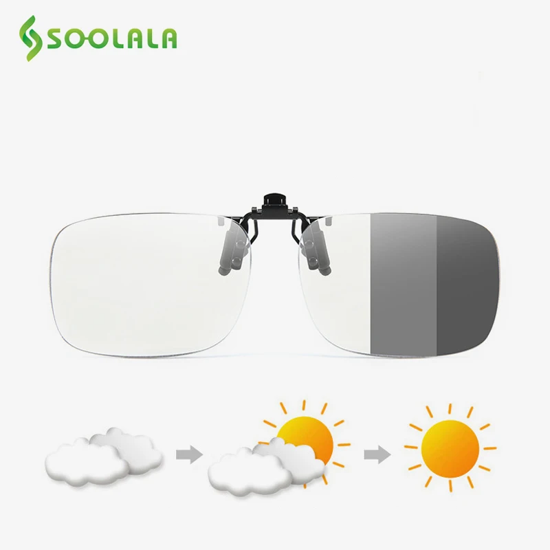 SOOLALA Sun Progressive Multifocal Flip Clip Reading Glasses Men Women Photochromic Anti Blue Bifocal Presbyopia Reading Glasses
SOOLALA Sun Progressive Multifocal Flip Clip Reading Glasses Men Women Photochromic Anti Blue Bifocal Presbyopia Reading Glasses