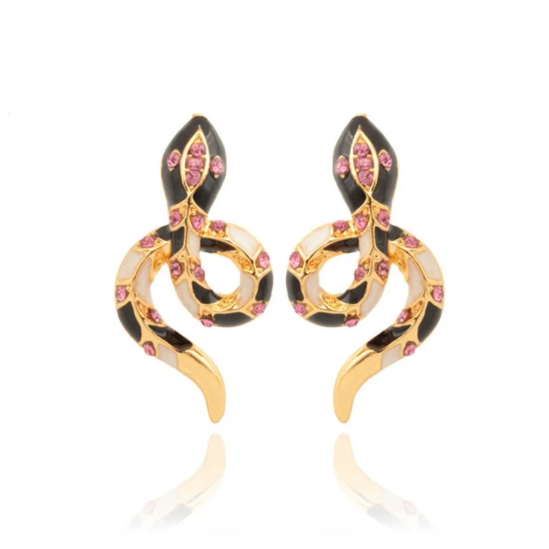 U7 Snake Earrings Fashion Jewelry Trendy Colorful Cool Animal Rhinestone Crystal Drop Earrings For Women E382
U7 Snake Earrings Fashion Jewelry Trendy Colorful Cool Animal Rhinestone Crystal Drop Earrings For Women E382