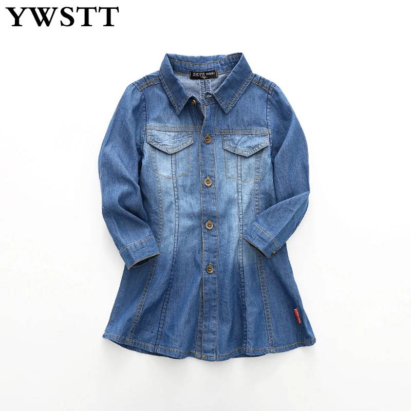 Children Autumn Jeans Dress Girl Cotton Denim Dress 2018 New Long sleeve casual slim swing Jeans Princess Party Tutu Dresses
Children Autumn Jeans Dress Girl Cotton Denim Dress 2018 New Long sleeve casual slim swing Jeans Princess Party Tutu Dresses