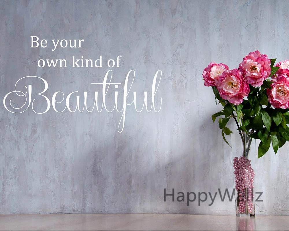 Be Your Own Kind of Beautiful Motivational Quote Wall Stickers DIY Quotes Wall Decal Custom Colors Decorative Inspirational Q119
Be Your Own Kind of Beautiful Motivational Quote Wall Stickers DIY Quotes Wall Decal Custom Colors Decorative Inspirational Q119