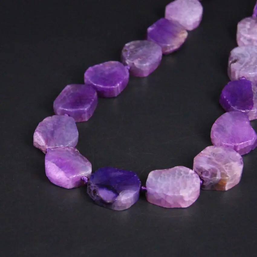 Approx14PCS/strand Natural Purple Crack Dragon vein Agates Slab Nugget Loose Beads,Onxy Stone Slice Pendants Jewelry Making
Approx14PCS/strand Natural Purple Crack Dragon vein Agates Slab Nugget Loose Beads,Onxy Stone Slice Pendants Jewelry Making