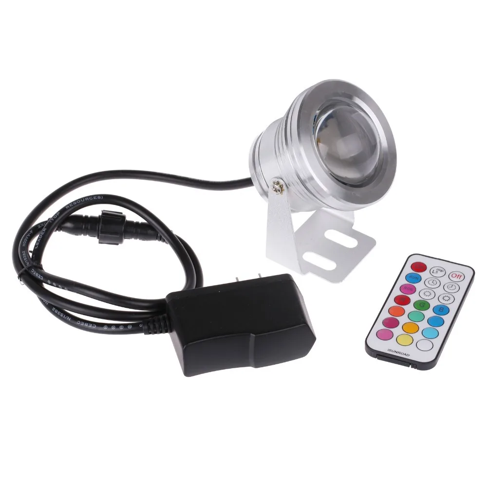 1000LM 10W RGB LED Underwater Fountain Light Spotlight Timing Pool Pond Fish Tank Aquarium LED Light Lamp US Plug IP67
1000LM 10W RGB LED Underwater Fountain Light Spotlight Timing Pool Pond Fish Tank Aquarium LED Light Lamp US Plug IP67