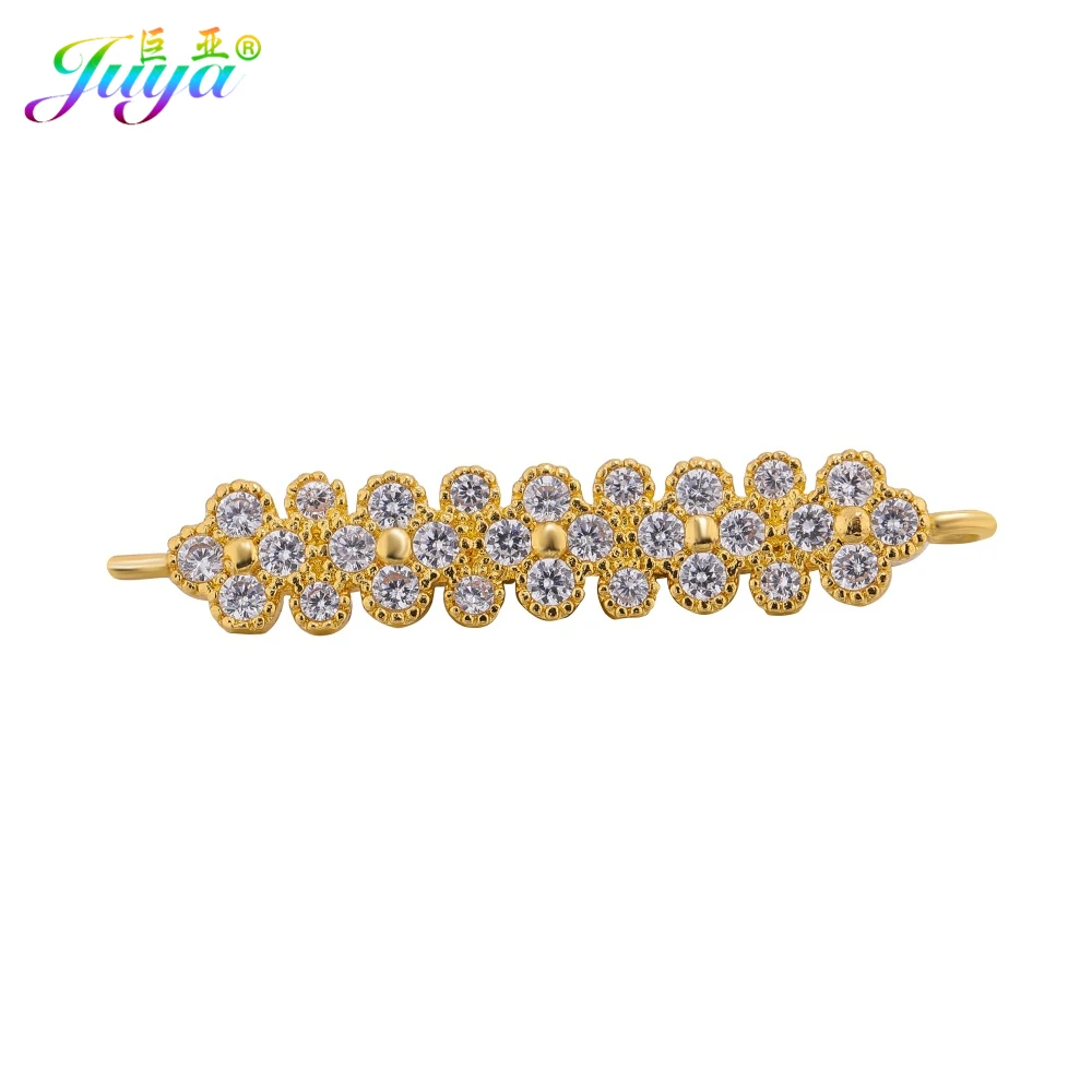 Handmade Jewelry Components Gold/Rose Gold Zircon Connector Accessories For Women Bracelet Necklace Earring DIY Making
Handmade Jewelry Components Gold/Rose Gold Zircon Connector Accessories For Women Bracelet Necklace Earring DIY Making