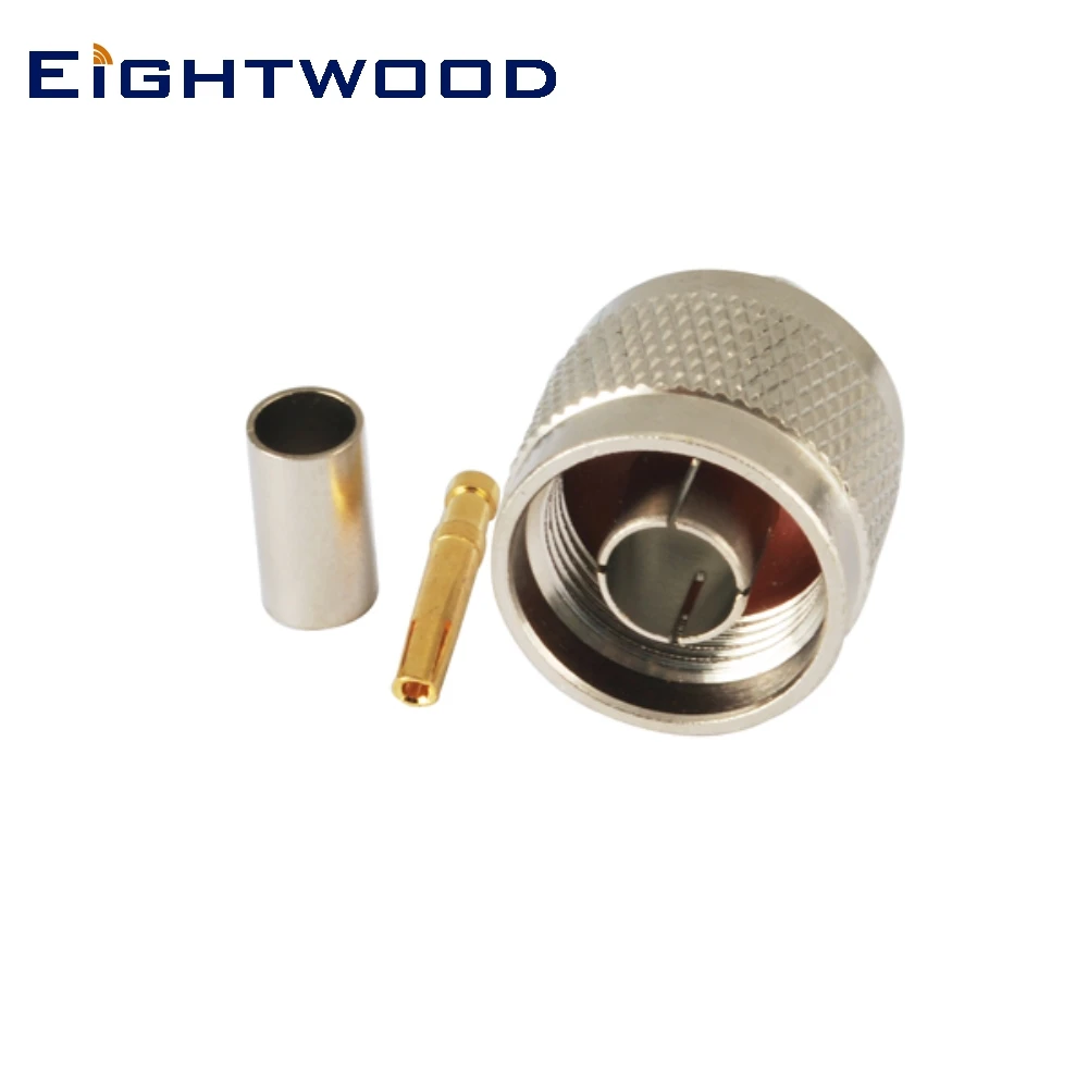 Eightwood 5PCS RP-N Crimp Plug(Female Socket) RF Coaxial Connector Adapter for LMR-195 RG142 RG400 RG58 Cable Antenna WLAN
Eightwood 5PCS RP-N Crimp Plug(Female Socket) RF Coaxial Connector Adapter for LMR-195 RG142 RG400 RG58 Cable Antenna WLAN