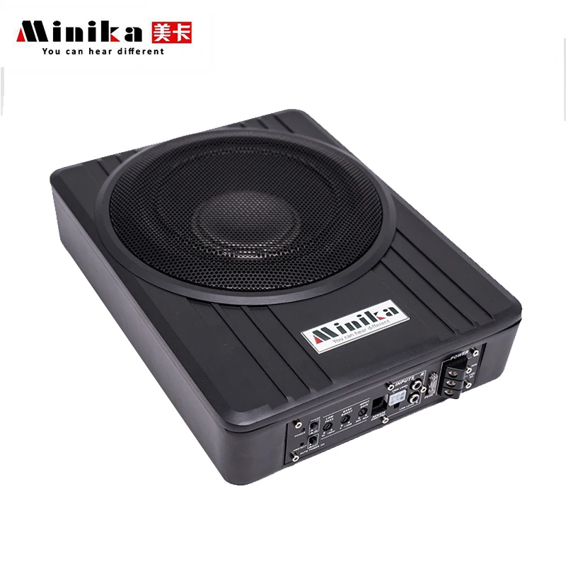 Автомобильный сабвуфер Minika модифицированный бас 10 дюймов 12 В Hi Fi активный