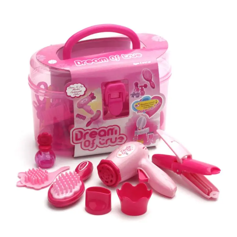 Children Pretend Play Kid Make Up Toys Set Hairdressing Simulation Cosmetic Girls Dressing Travel Kit
Children Pretend Play Kid Make Up Toys Set Hairdressing Simulation Cosmetic Girls Dressing Travel Kit