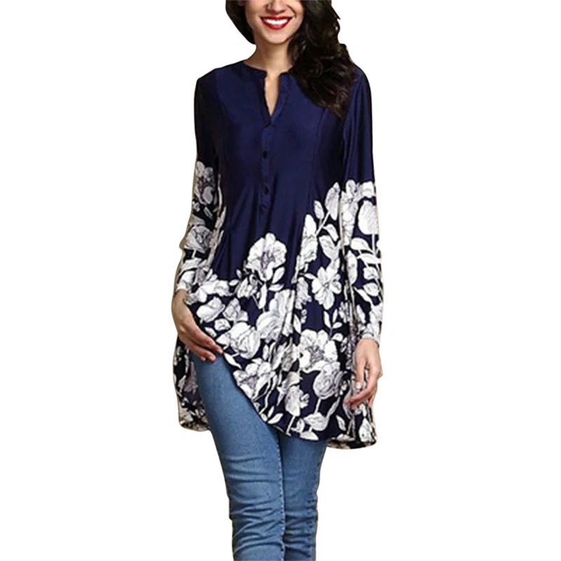 Women Autumn 2019 Long Sleeve Loose Tops Vintage Floral Flower Print Blouse Shirt
Women Autumn 2019 Long Sleeve Loose Tops Vintage Floral Flower Print Blouse Shirt