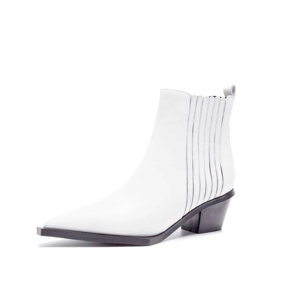 Krazing pot full grain leather ankle boots pointed toe med heels limited customization European British school Chelsea boots L53
Krazing pot full grain leather ankle boots pointed toe med heels limited customization European British school Chelsea boots L53