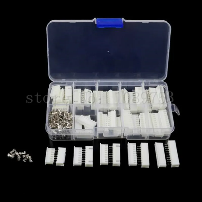 25 sets Kit in box 6p 7p 8p 9p 10pin 2.54mm Pitch Terminal / Housing / Pin Header Connector Wire Connectors Adaptor XH Kits
25 sets Kit in box 6p 7p 8p 9p 10pin 2.54mm Pitch Terminal / Housing / Pin Header Connector Wire Connectors Adaptor XH Kits