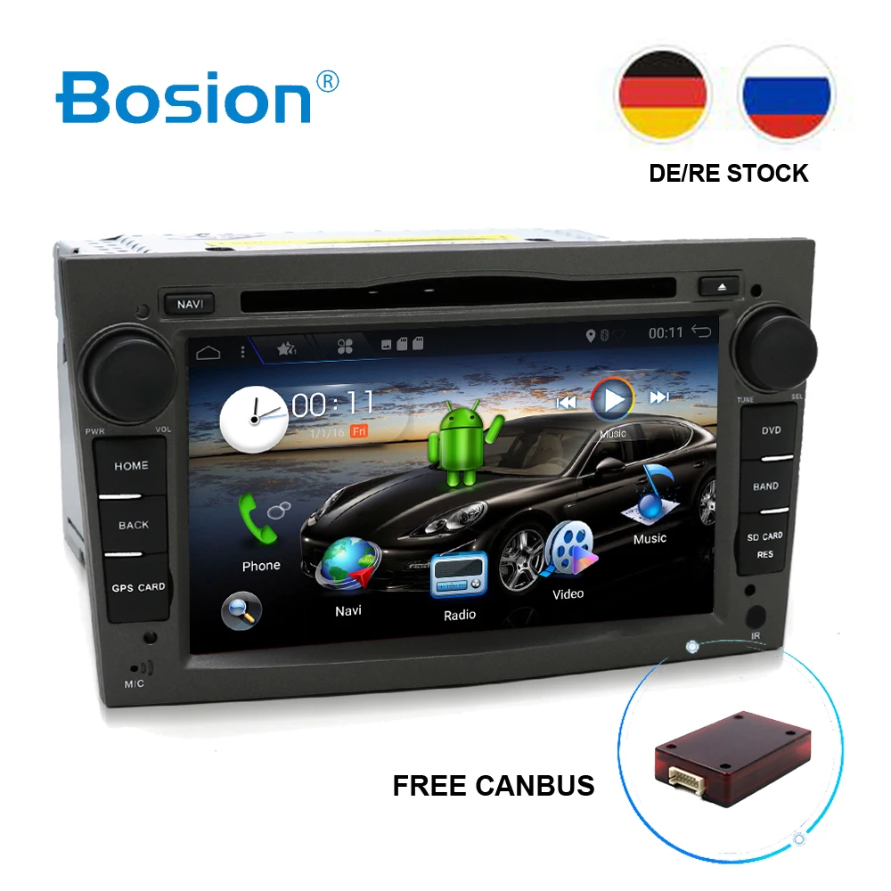 Bosion PX6 4 Гб 64 ГБ Android 2 din автомобильный DVD стерео для Vauxhall Opel Astra H G Vectra Antara Zafira Corsa GPS