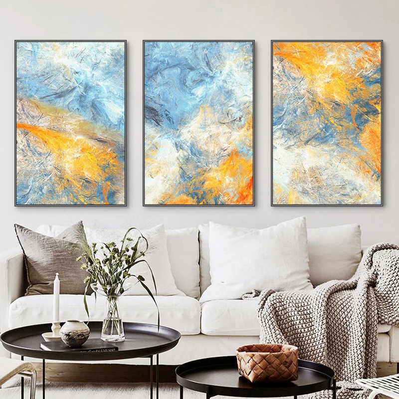 Dreamy Blue Yellow Decorative Painting Nordic Abstract Wall Art Canvas Poster and Printed Canvas Living Room Home Decor
Dreamy Blue Yellow Decorative Painting Nordic Abstract Wall Art Canvas Poster and Printed Canvas Living Room Home Decor