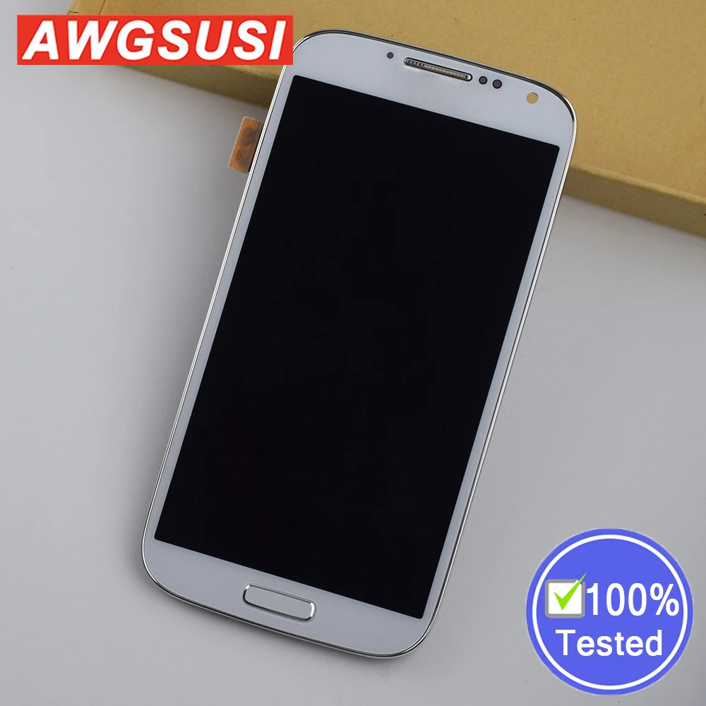 Для Samsung Galaxy S4 i9500 i9505 i337 919 720 T L720 сенсорный экран сенсор стекло + ЖК дисплей монитор