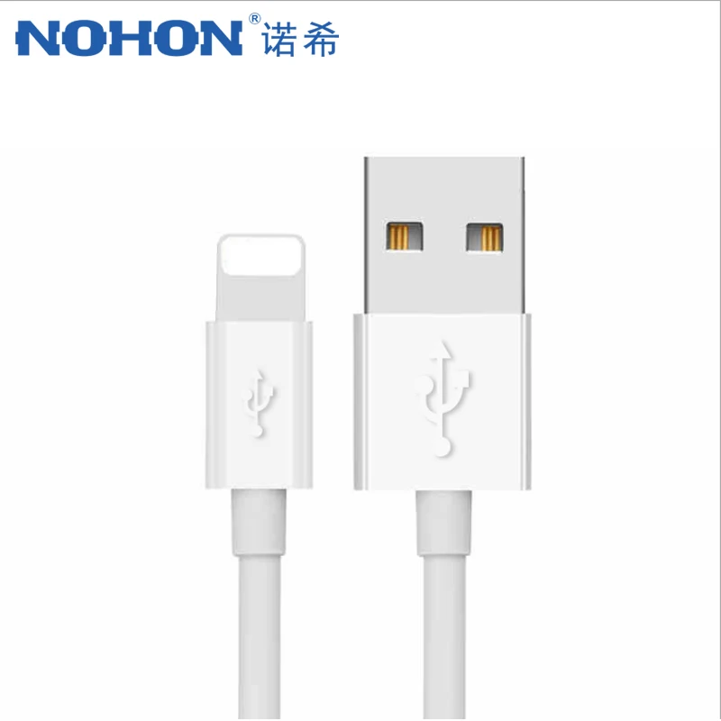NOHON 8 Pin USB кабель для зарядки данных iPhone X XS MAX XR 7 6 plus 6S 5S 1 м/3 м 2.4A шнур зарядного