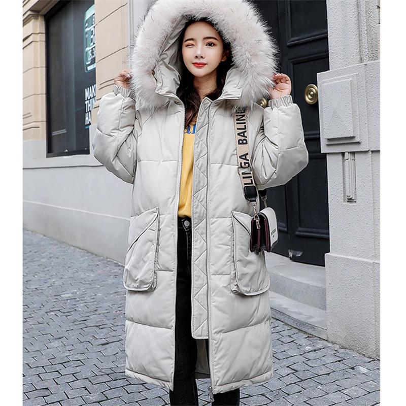 Winter Coat Cotton Women 2018 Fashion New Cotton Jacket Thick Bread In The Long Hooded Fur Collar Cotton Jacket Winter Coat 318
Winter Coat Cotton Women 2018 Fashion New Cotton Jacket Thick Bread In The Long Hooded Fur Collar Cotton Jacket Winter Coat 318