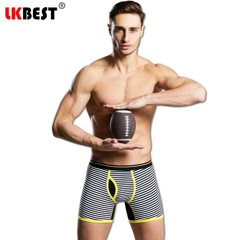 LKBEST 6 pieces/lot High quality Long Leg Men Boxer Shorts striped men underwear U Convex men underpants brand clothig (H25)
LKBEST 6 pieces/lot High quality Long Leg Men Boxer Shorts striped men underwear U Convex men underpants brand clothig (H25)