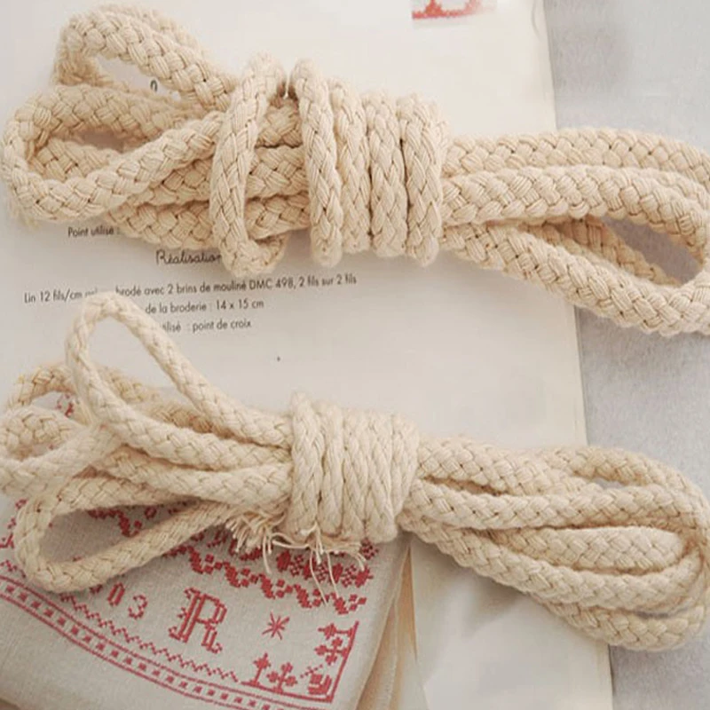 8mm 30m DIY Handmade Braided Twisted Cotton Rope Woven Cotton Cord String for Accessories Bag Craft Projects Cordon Coton Rond
8mm 30m DIY Handmade Braided Twisted Cotton Rope Woven Cotton Cord String for Accessories Bag Craft Projects Cordon Coton Rond
