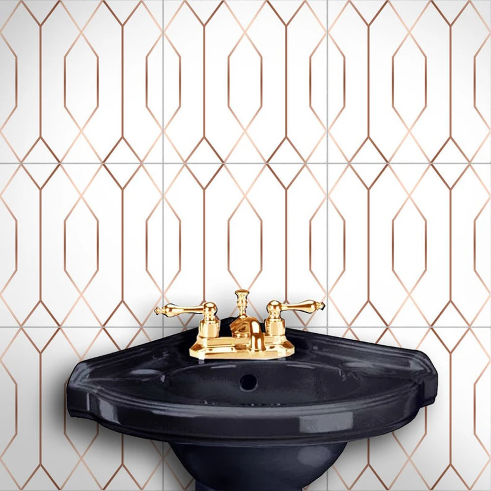 Geometric metal texture line tile stickers waterproof wear-resistant marble light luxury floor stickers matte stickers
Geometric metal texture line tile stickers waterproof wear-resistant marble light luxury floor stickers matte stickers