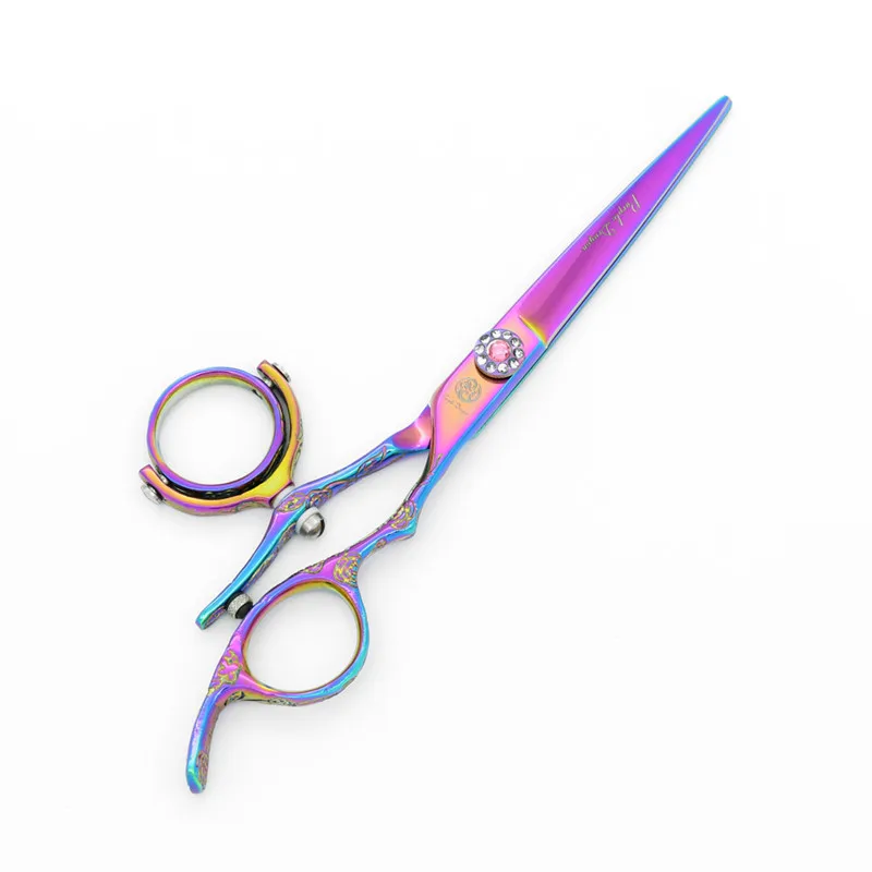 Purple Dragon Rainbow 6" Swivel barber Hair Scissors 360 Degree Rotation Plum Blossom Handle Professional Hairdressing Scissors
Purple Dragon Rainbow 6" Swivel barber Hair Scissors 360 Degree Rotation Plum Blossom Handle Professional Hairdressing Scissors