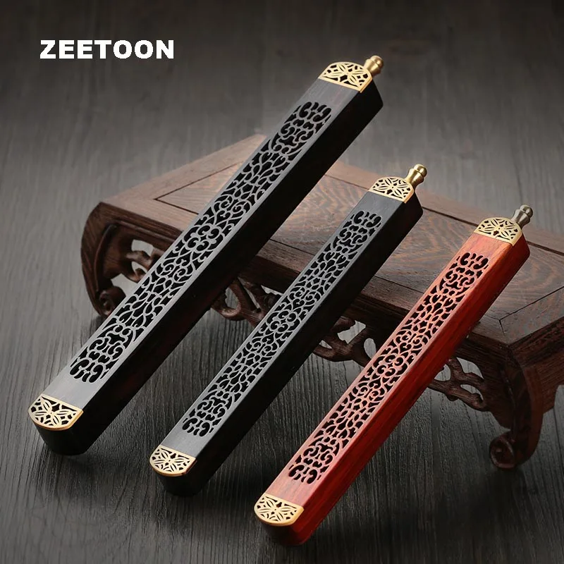 Exquisite Natural Redwood Ebony Wood Stick Incense Burner Tea Ceremony Supplies Sculpture Openwork Pattern Fragrant Censer Gifts
Exquisite Natural Redwood Ebony Wood Stick Incense Burner Tea Ceremony Supplies Sculpture Openwork Pattern Fragrant Censer Gifts
