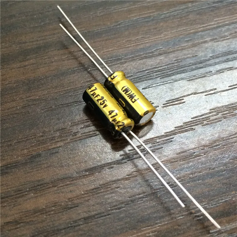 50 шт. 47 (Европа) мкФ алюминиевая крышка 25В NICHICON FW Series 5x11 мм 25V47uF аудио Алюминий