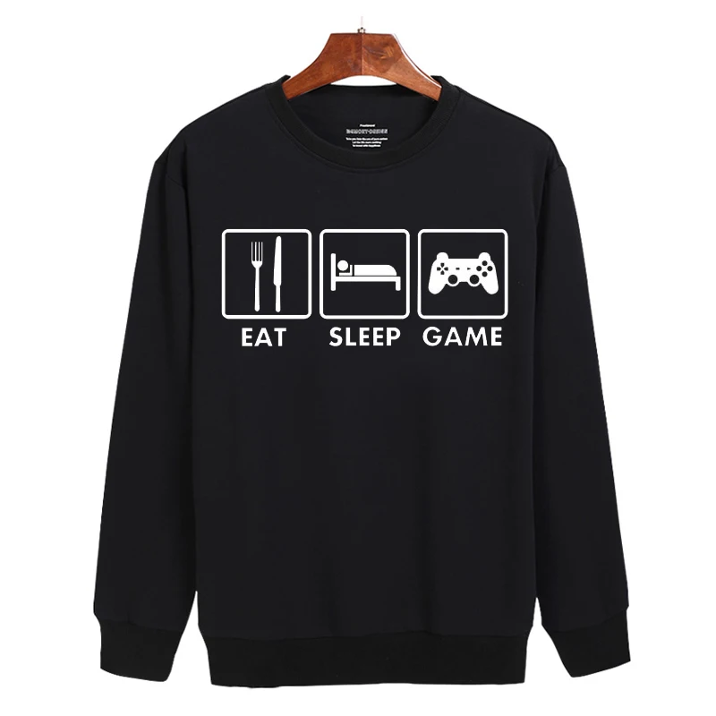 Symbol Eat Sleep Game Cotton Black/Gray Cute Sweatshirts Street Wear New Hoodies Men Brand Designer Mens Sweatshirt Men 3xl
Symbol Eat Sleep Game Cotton Black/Gray Cute Sweatshirts Street Wear New Hoodies Men Brand Designer Mens Sweatshirt Men 3xl
