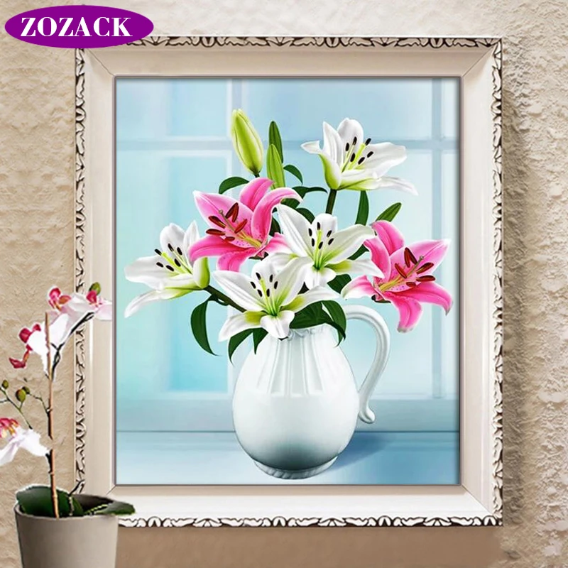 57*65cm Needlework 11CT Dmc counted chinese Cross Stitch Sets lily flowers patterns print canva Cross-stitch embroidery kits
57*65cm Needlework 11CT Dmc counted chinese Cross Stitch Sets lily flowers patterns print canva Cross-stitch embroidery kits