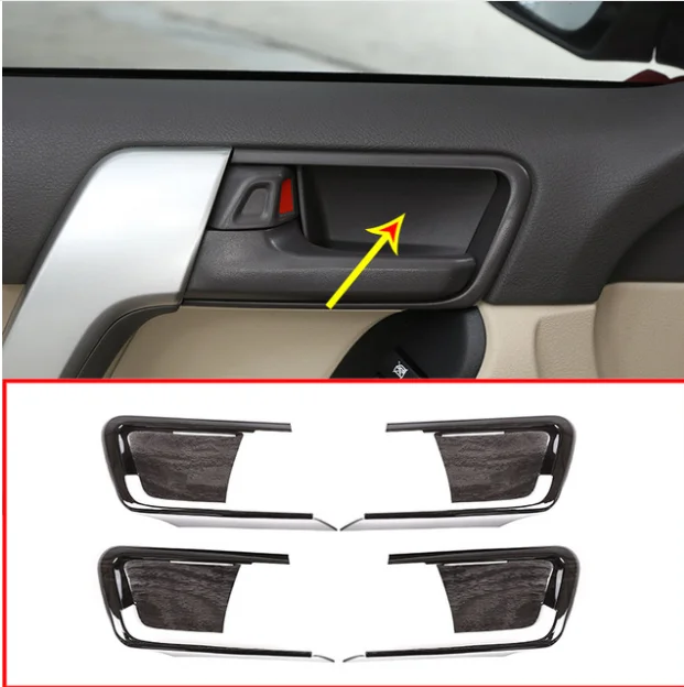 4pcs Black Wood Grain Car ABS Interior Door Handle Bowl Cover Trim For Toyota Land Cruiser Prado FJ150 150 2014-2018 Accessories
4pcs Black Wood Grain Car ABS Interior Door Handle Bowl Cover Trim For Toyota Land Cruiser Prado FJ150 150 2014-2018 Accessories