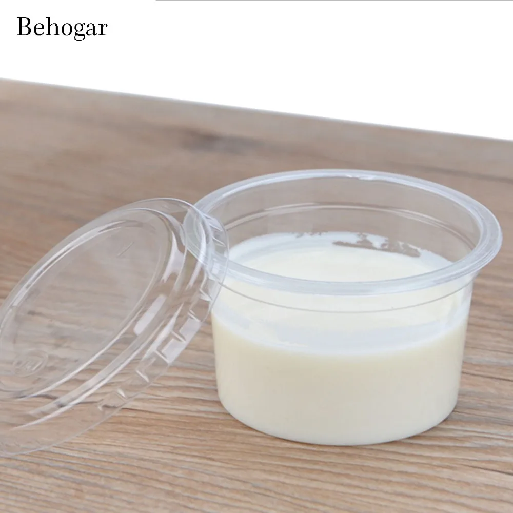 Behogar 100PCS 2oz 55ML Disposable Clear Portion Sauce Cups with Lids for BBQ Picnic Restaurant Food Takeaway Kicthen Accessory
Behogar 100PCS 2oz 55ML Disposable Clear Portion Sauce Cups with Lids for BBQ Picnic Restaurant Food Takeaway Kicthen Accessory