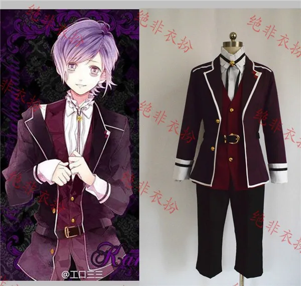 Diabolik Lovers Kanato Sakamaki Cosplay Costume Red Uniform Party Anime Clothing Free Shipping
Diabolik Lovers Kanato Sakamaki Cosplay Costume Red Uniform Party Anime Clothing Free Shipping