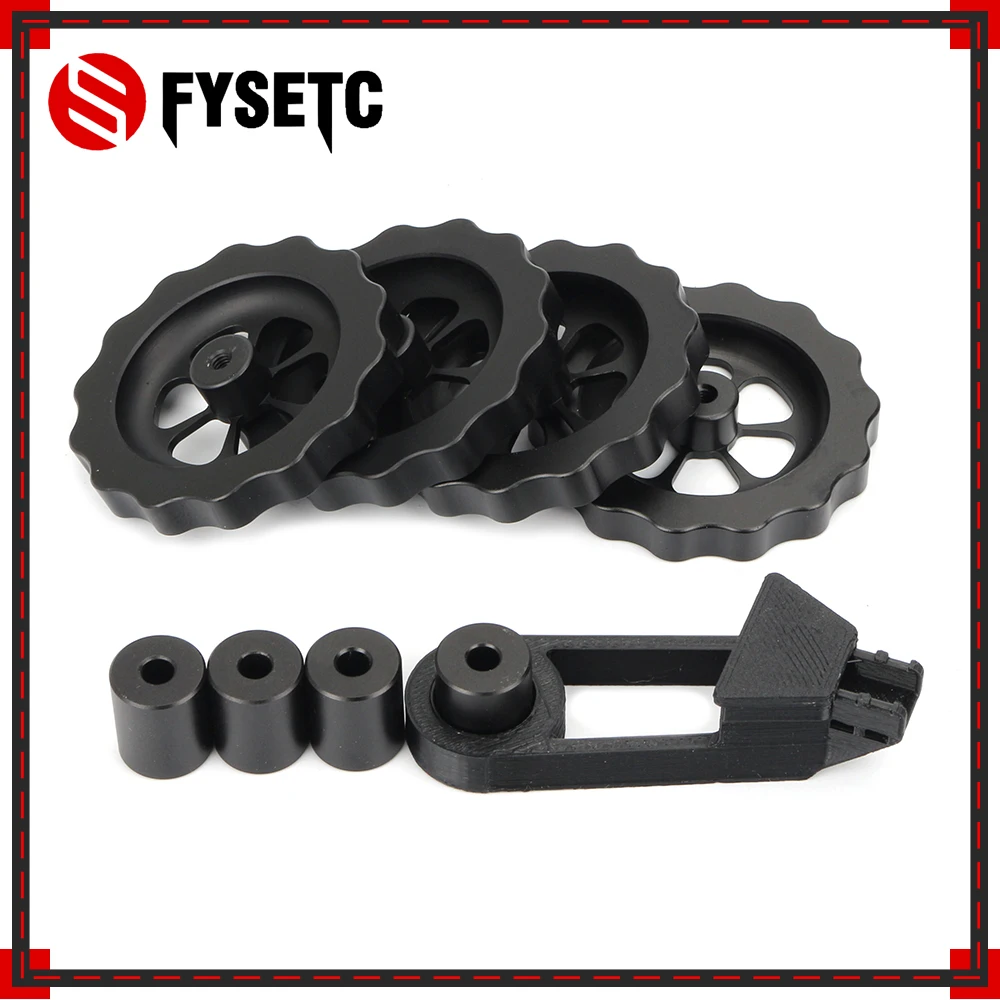 Aluminum Solid Spacer Bed Mount Strain Relief Bracket + Knob Leveler M4 Thread Twist Leveling Black For CR-10/ CR10S Ender-3
Aluminum Solid Spacer Bed Mount Strain Relief Bracket + Knob Leveler M4 Thread Twist Leveling Black For CR-10/ CR10S Ender-3