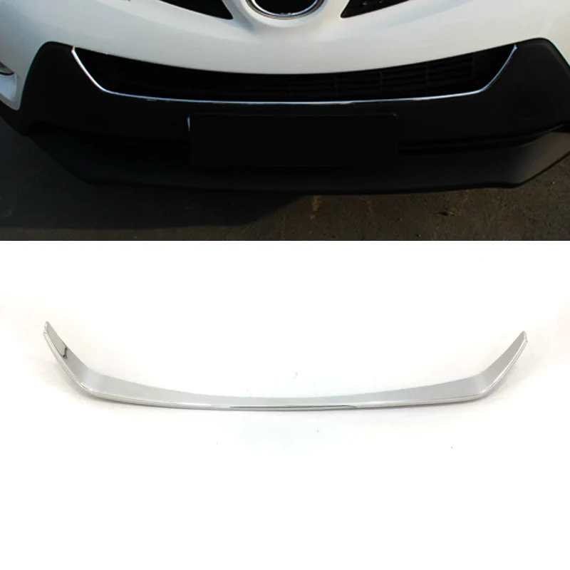 Фото Для Toyota RAV4 2013 2014 2015 автомобильный Стайлинг ABS Новый Хром Передняя решетка крышка