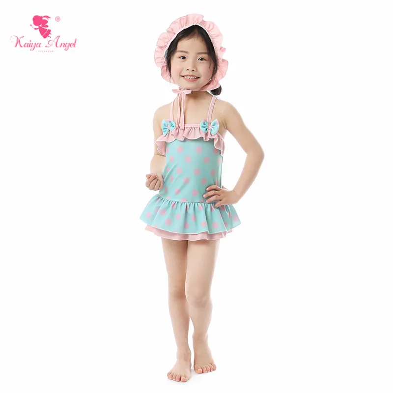 Kaiya Angel New Girl Swimwear One Pieces Kid Polka Dot Ruched Hat Summer Cute Bow All Size Swimsuit Toddlers Factory Wholesale
Kaiya Angel New Girl Swimwear One Pieces Kid Polka Dot Ruched Hat Summer Cute Bow All Size Swimsuit Toddlers Factory Wholesale