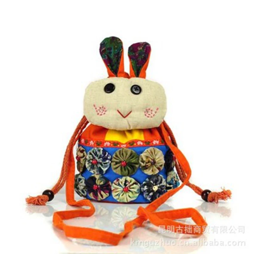 Chinese style cute animal series diagonal cross bag portable diagonal dual-use characteristic rabbit bag travel commemorative ba
Chinese style cute animal series diagonal cross bag portable diagonal dual-use characteristic rabbit bag travel commemorative ba