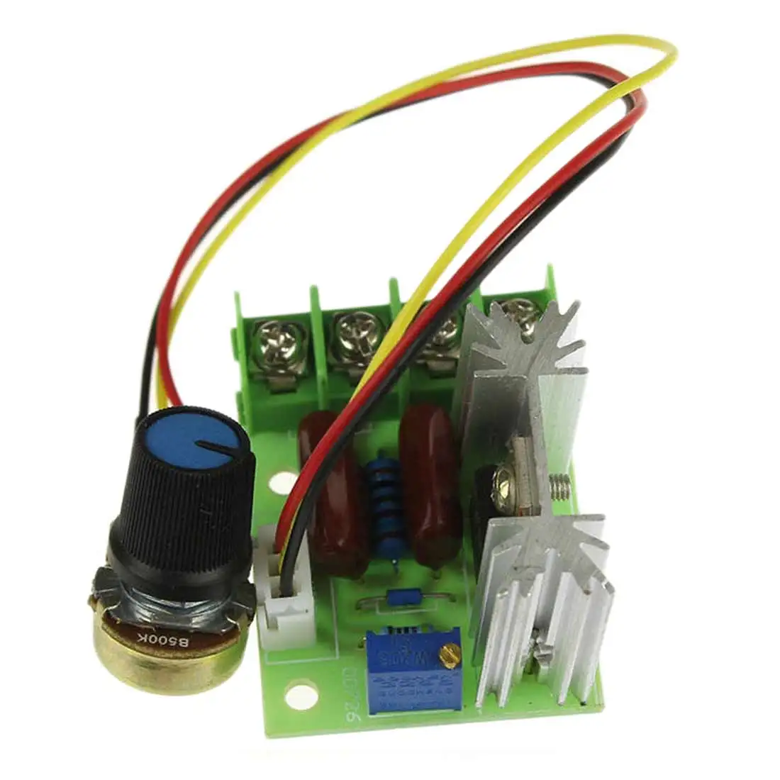 220V 2000W High Power SCR Voltage Regulator Dimming Dimmers Speed Controller Governor Module W/ Potentiometer
220V 2000W High Power SCR Voltage Regulator Dimming Dimmers Speed Controller Governor Module W/ Potentiometer