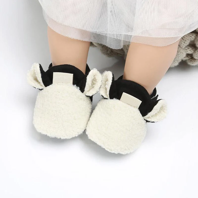 1 Pair Winter Toddler Baby Warm Snow Boots Infant Soft Sole Slipper Floor Shoes AN88