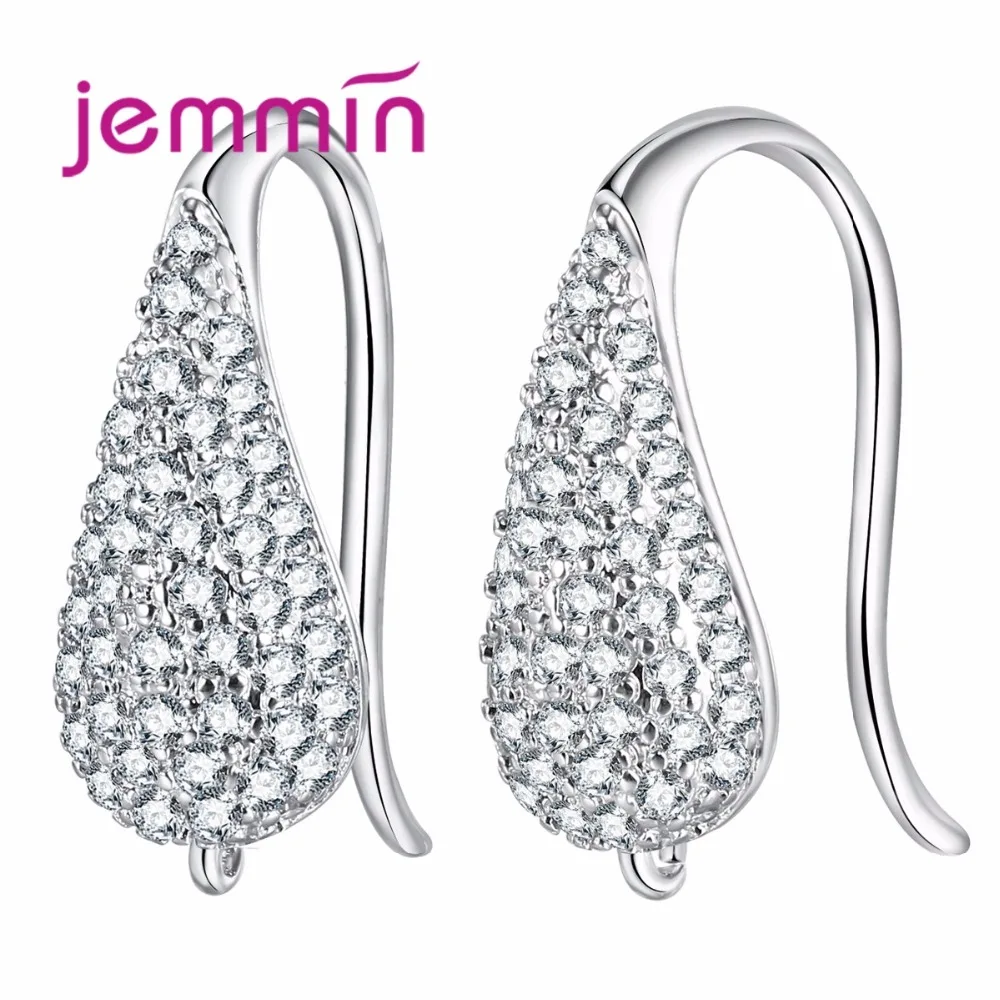 10Pcs/Lot 925 Sterling Silver Ear Hooks Earrings White Crystal Pave for DIY Handmade Women Earrings Jewelry Findings
10Pcs/Lot 925 Sterling Silver Ear Hooks Earrings White Crystal Pave for DIY Handmade Women Earrings Jewelry Findings