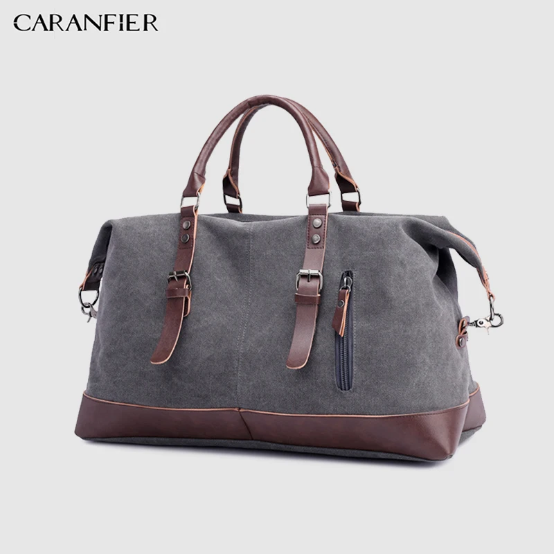 CARANFIER Canvas Leather Mens Bags 22'' Travel Luggage Bag Men Duffel Travel Tote Large Weekend Bag Overnight Big duffle Handbag
CARANFIER Canvas Leather Mens Bags 22'' Travel Luggage Bag Men Duffel Travel Tote Large Weekend Bag Overnight Big duffle Handbag