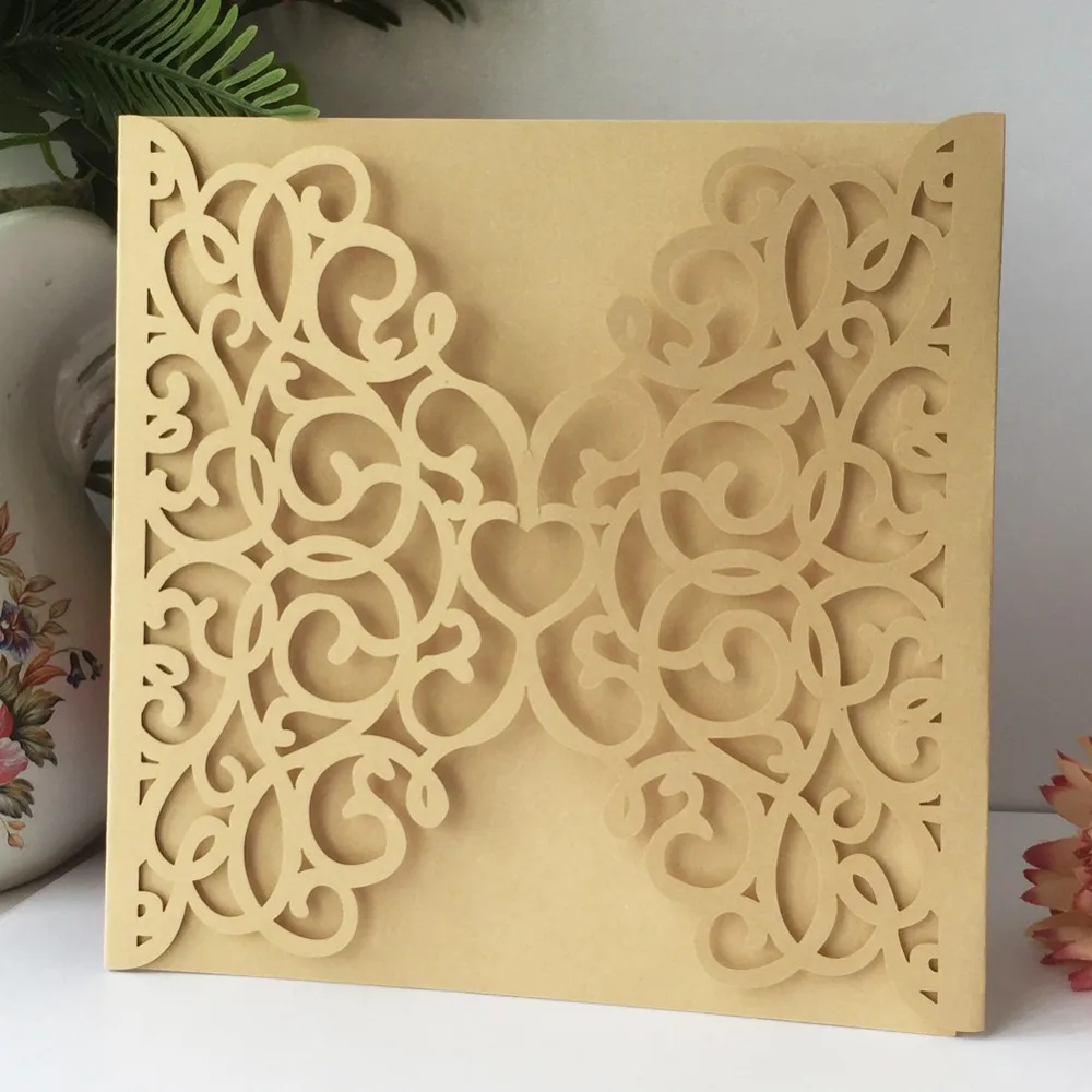 30pcs/lot Laser Cut square Wedding Invitation Pearl Paper Western Style Wedding Card Romantic Wedding Decorations Gift Card
30pcs/lot Laser Cut square Wedding Invitation Pearl Paper Western Style Wedding Card Romantic Wedding Decorations Gift Card