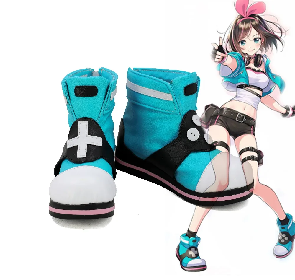 Новинка, аниме туфли A.I.Channel Kizuna AI, женские туфли для косплея, для Хэллоуина, карнавала, косплея Kizuna AI, Костюмные ботинки на заказ
Новинка, аниме туфли A.I.Channel Kizuna AI, женские туфли для косплея, для Хэллоуина, карнавала, косплея Kizuna AI, Костюмные ботинки на заказ