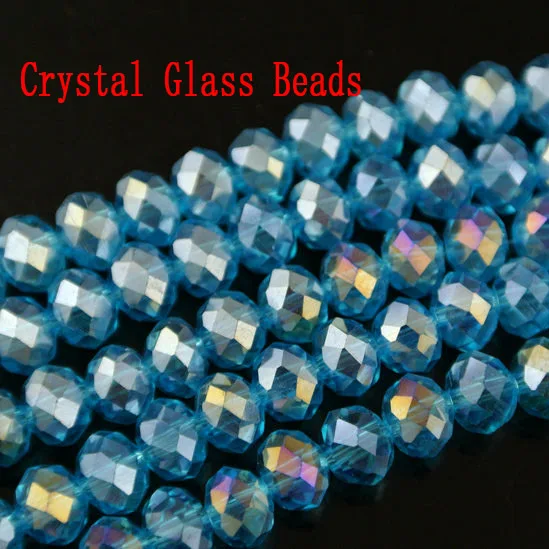 20 Strands Black AB Plated Color Crystal Glass Beads Faceted Roundel Beads 6x8mm 16'' Jewelry Making Materials
20 Strands Black AB Plated Color Crystal Glass Beads Faceted Roundel Beads 6x8mm 16'' Jewelry Making Materials