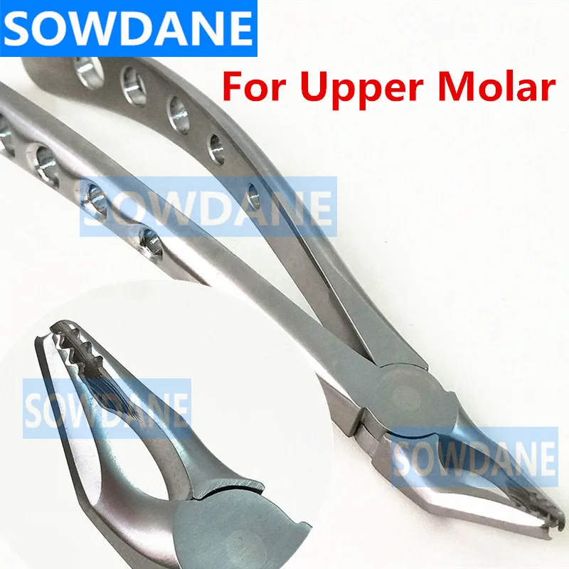 Stainless steel Dental Adult Teeth Extraction Plier for Upper Molar Surgical Toothdental Orthodontic Instrument Tool
Stainless steel Dental Adult Teeth Extraction Plier for Upper Molar Surgical Toothdental Orthodontic Instrument Tool