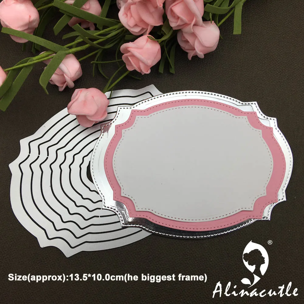 Alinacutle METAL CUTTING DIES Cut 8pc Basic Frame Scrapbook Paper Craft Album Card Punch Knife Art Cutter Die
Alinacutle METAL CUTTING DIES Cut 8pc Basic Frame Scrapbook Paper Craft Album Card Punch Knife Art Cutter Die
