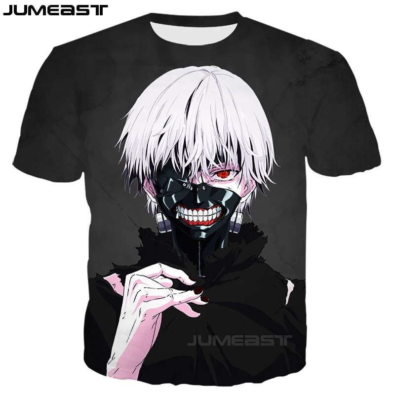 Jumeast Brand Men/Women 3D Printed T-Shirt Anime Tokyo Ghoul Short Sleeve New Fashion T Shirt Sport Pullover Summer Tops Tees
Jumeast Brand Men/Women 3D Printed T-Shirt Anime Tokyo Ghoul Short Sleeve New Fashion T Shirt Sport Pullover Summer Tops Tees