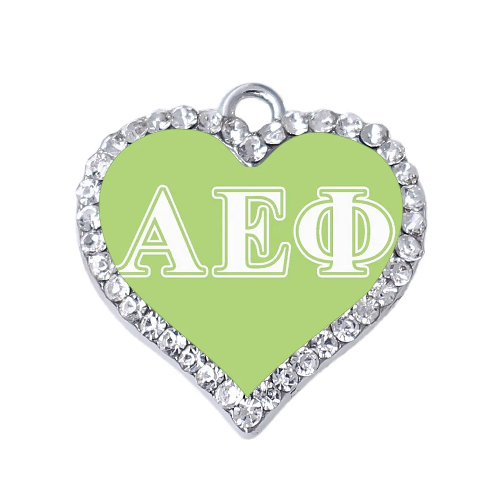 Металлическая наклейка alpha phi charms community society jewelry греческое членство сувенир