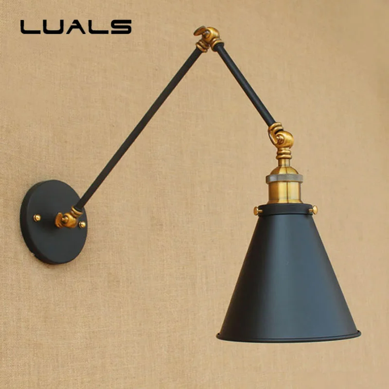 American Style Retro Wall Lamp Adjustable Loft Metal Iron black Edison Wall Light Coffee Shop Bar Art Deco Lighting
American Style Retro Wall Lamp Adjustable Loft Metal Iron black Edison Wall Light Coffee Shop Bar Art Deco Lighting