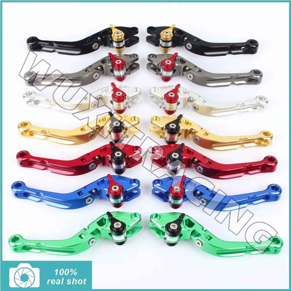 Новый ЧПУ Заготовка короткие складные сцепные рычаги для Suzuki gsx r 600 750 1000 GSXR600 GSXR750